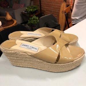 Jimmy Choo
Paisley Crisscross Espadrille Wedge